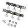 Tarraxa Pino Fino Cromada Celulóide Branco/Headstock Furo Frontal