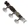 Tarraxa Pino Fino Cromada Celulóide Branco/Headstock Furo Frontal