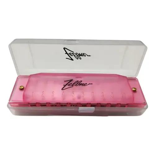 Gaita Harmonica ABS Pink 20 Vozes - Zellmer