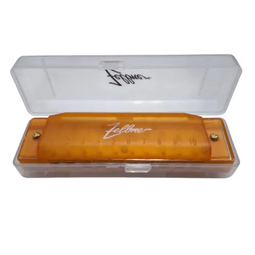 Gaita Harmonica ABS Pink 20 Vozes - Zellmer - Gaita Harmonica ABS