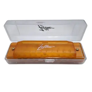 Gaita Harmonica ABS Laranja 20 Vozes - Zellmer