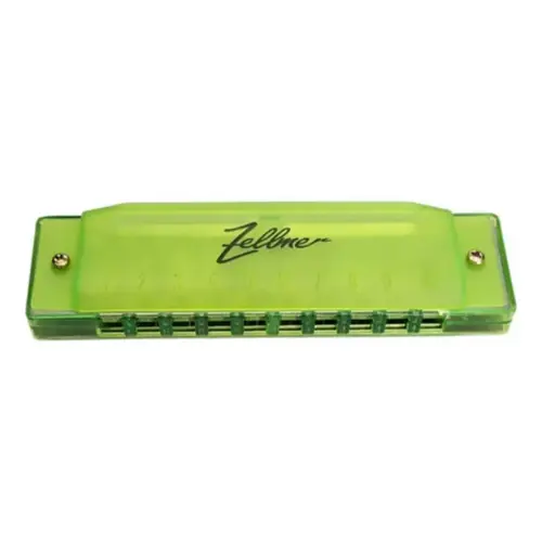 Gaita Harmonica ABS Verde 20 Vozes - Zellmer