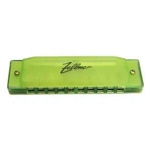 Gaita Harmonica ABS Verde 20 Vozes - Zellmer