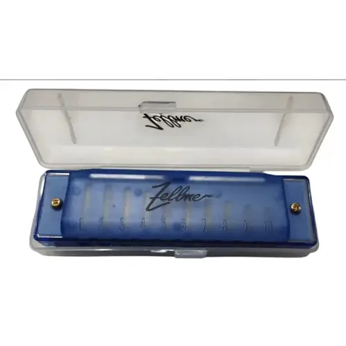 Gaita Harmonica ABS Azul 20 Vozes - Zellmer