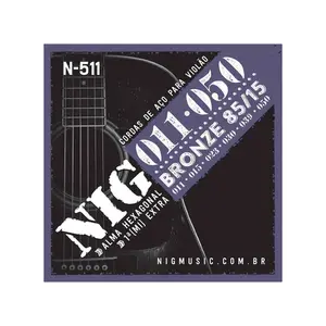 Encordoamento Violão de Aço 011 Bronze 85/15 N511