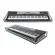 CAPA P/ TECLADO 5/8 CRISTAL(43x99cm 13Alt. traseira 8,5cm frente)