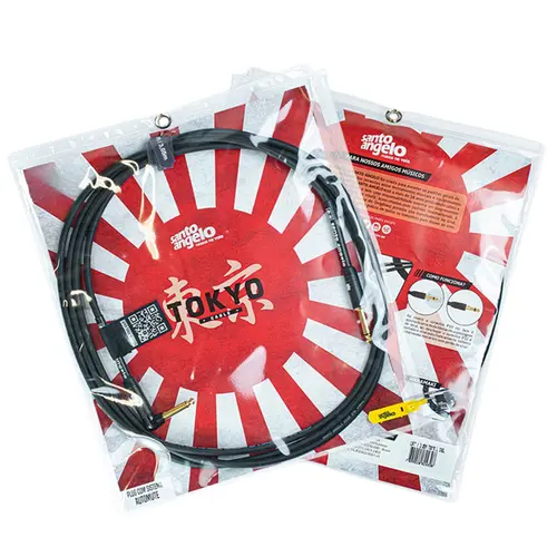Cabo para Guitarra 0,50mm P10 x P10L NOISE MOD TOKYO 15FT/4.57M