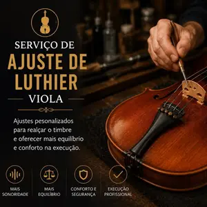 Ajuste Viola de Arco por Luthier