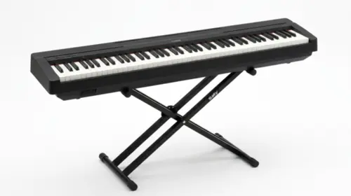 Yamaha P45 Piano Digital Portátil com Suporte Duplo Saty