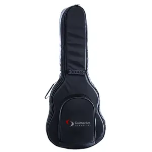 Semi Case para Violão Folk Preto *COM LOGO* - Music New