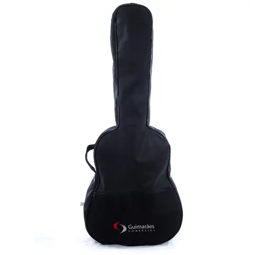 Capa Preta para Violão Folk Simples Golden *COM LOGO* - Music New