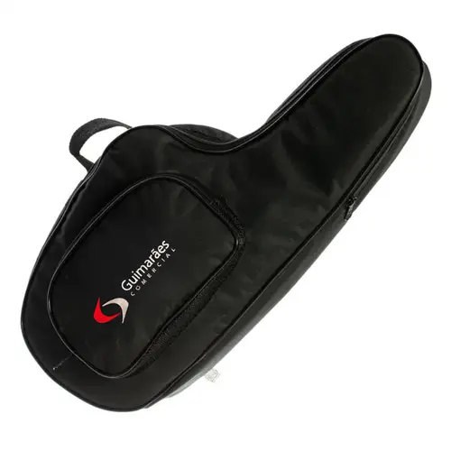 Capa Preta para Sax Alto Semi Case *COM LOGO* - Music New