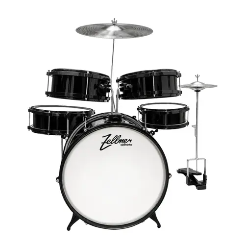 Bateria Infantil Zellmer Bumbo 14 - PRETA