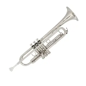 Trompete Eagle Niquelado Bb com Estojo TR504 N